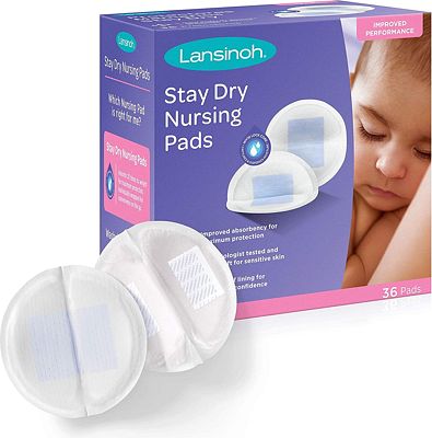 Purchase Lansinoh Stay Dry Disposable Nursing Pads for Breastfeeding, 36 count at Amazon.com