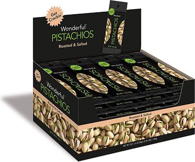 Purchase Wonderful Pistachios, Roasted and Salted, 1.5 Ounce (Pack of 24) at Amazon.com
