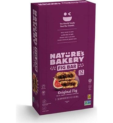 Purchase Nature's Bakery Whole Wheat Fig Bars, 1- 12 Count Box of 2 oz Twin Packs (12 Packs), Original Fig, Vegan, Non-GMO at Amazon.com