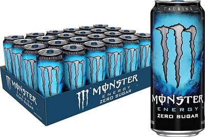 Purchase Monster Energy Zero Sugar, Low Calorie Energy Drink, 16 Ounce (Pack of 24) at Amazon.com