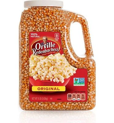 Purchase Orville Redenbacher's Gourmet Popcorn Kernels, Original Yellow, 8 lb at Amazon.com