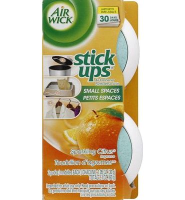 Purchase Air Wick Stick Ups Air Freshener, Sparkling Citrus, 2ct at Amazon.com
