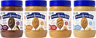 Purchase Peanut Butter & Co. Top Sellers Variety Pack, Non-GMO Project Verified, Gluten Free, Vegan, 16 oz Jars (Pack of 4) at Amazon.com