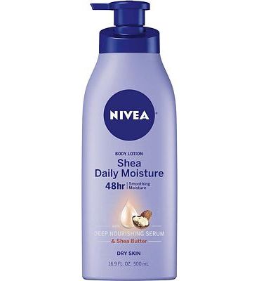 Purchase NIVEA Shea Daily Moisture Body Lotion - 48 Hour Moisture For Dry Skin - 16.9 oz. Pump Bottle at Amazon.com