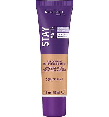 Purchase Rimmel Stay Matte Foundation Soft Beige 1 Fluid Ounce at Amazon.com
