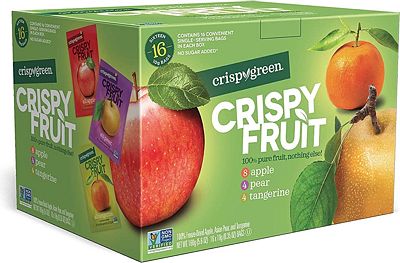 Purchase Crispy Green Freeze-Dried Fruit, Single-Serve, Variety Pack, 0.35 Ounce (Pack of 16), Non-GMO |Gluten Free |No Sugar Added at Amazon.com