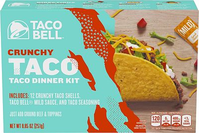 Purchase Taco Bell Crunchy Taco Dinner Kit, 12 count Box at Amazon.com