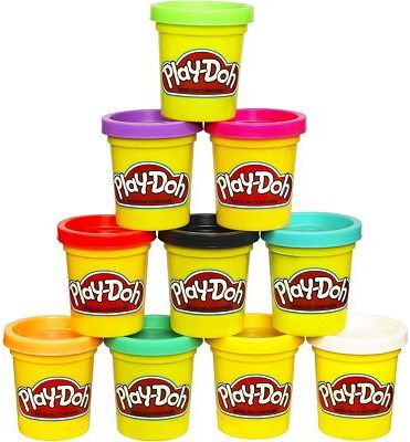 Purchase Play-Doh Modeling Compound 10-Pack Case of Colors, Non-Toxic, Assorted Colors, 2-Ounce Cans, Ages 2 and up, (Amazon Exclusive) at Amazon.com
