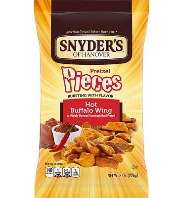 Purchase Snyder's of Hanover Pretzel Pieces, Hot Buffalo Wing, 8 Ounce (Pack of 6) at Amazon.com