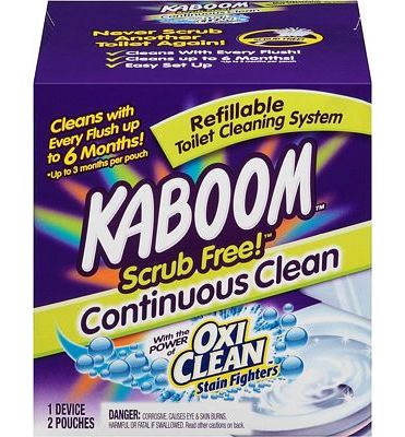 Purchase Kaboom Scrub Free! Continuous Clean Toilet Cleaning Refill 2 Pack at Amazon.com
