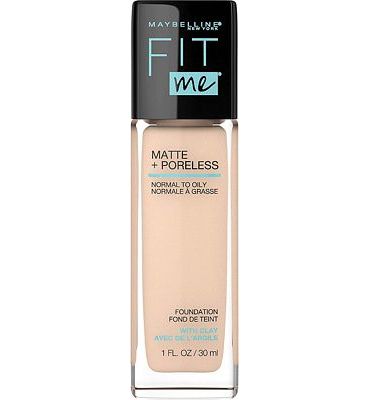 Purchase Maybelline Fit Me Matte + Poreless Liquid Foundation Makeup, Ivory, 1 fl. oz. Oil-Free Foundation at Amazon.com