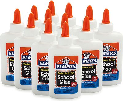 Purchase Elmer's Liquid School Glue, Washable, 4 Ounces Each, 12 Count - Great for Making Slime at Amazon.com