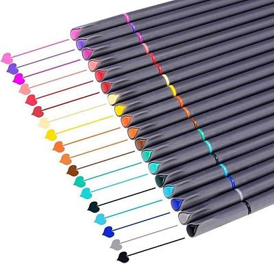 Purchase iBayam Journal Planner Pens Colored Pens Fine Point Markers Fine Tip, 18 Colors at Amazon.com