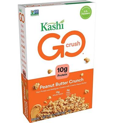 Purchase Kashi GO Peanut Butter Crunch Cereal - Vegan, Non-GMO, 13.2 Ounce at Amazon.com
