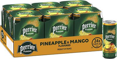 Purchase Perrier & Juice Drink, Pineapple & Mango Flavor, 8.45 Fl Oz. Cans (24 Pack) at Amazon.com