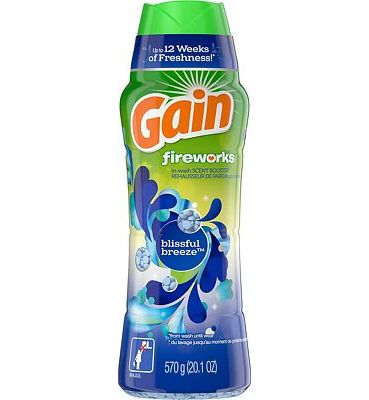 Purchase GAIN Gain Fireworks in-Wash Scent Booster Beads, Blissful Breeze, 20.1 Ounce at Amazon.com
