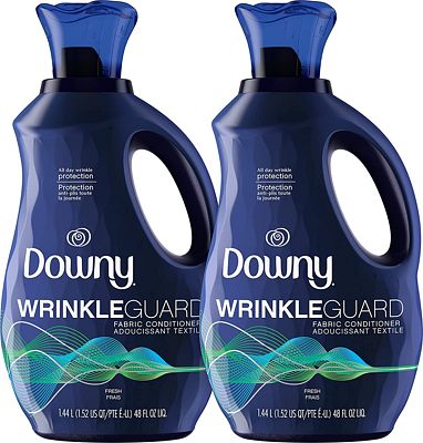 Purchase Downy Wrinkleguard Liquid Fabric Conditioner (Fabric Softener), Fresh Scent, 48 Oz Bottles, 2 Pack, Wrinkle Guard Bottles at Amazon.com