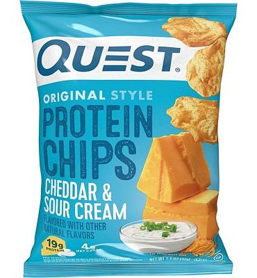 Purchase Quest Nutrition Protein Chips, Cheddar & Sour Cream, Pack of 12 at Amazon.com
