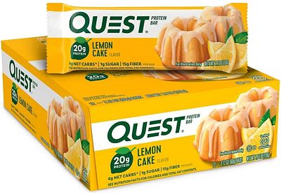 Purchase Quest Nutrition Lemon Cake Bar, 12 Count at Amazon.com