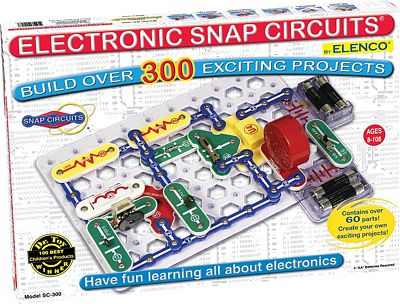 Purchase Snap Circuits Classic SC-300 Electronics Exploration Kit, Over 300 Projects at Amazon.com