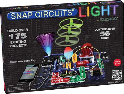 Purchase Snap Circuits LIGHT Electronics Exploration Kit, Over 175 Exciting STEM Projects, Full Color Project Manual, 55+ Snap Circuits Parts, STEM Educational Toys for Kids 8+, Multi at Amazon.com