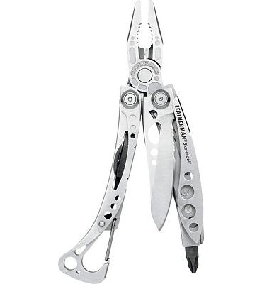 Purchase LEATHERMAN, Skeletool Lightweight Multitool with Combo Knife and Bottle Opener, Stainless Steel at Amazon.com