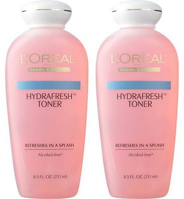 Purchase Face Toner, L'Oreal Paris Skincare HydraFresh Toner for Face, Alcohol Free Toner with Pro-Vitamin B5 for a Smoother, Brighter Complexion, 2 Count at Amazon.com