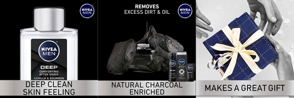 Purchase Nivea Men Clean Deep Skin Care Collection for Men, 4 Piece Gift Set on Amazon.com