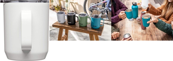 Purchase Horizon 12 oz Camp Mug - Insulated Stainless Steel - Tri-Mode Lid on Amazon.com