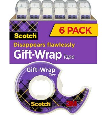 Purchase Scotch Gift Wrap Tape, 6 Rolls, The Go-To Tape for the Holidays at Amazon.com