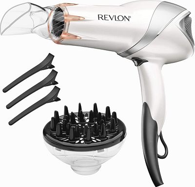 Purchase REVLON 1875W Infrared Heat Hair Dryer for Fast Drying and Elevated Shine, An Amazon Exclusive at Amazon.com