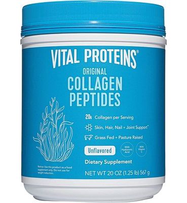Purchase Vital Proteins Collagen Peptides Powder - Pasture Raised, Grass Fed, unflavored 20 oz at Amazon.com