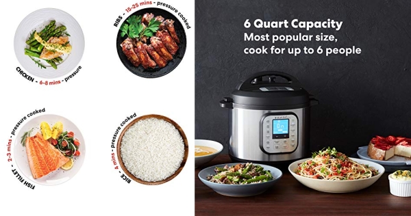 Purchase Instant Pot Duo Nova Pressure Cooker 7 in 1, 6 Qt, Best for Beginners on Amazon.com