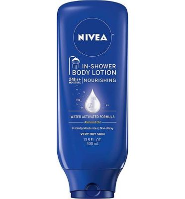 Purchase NIVEA Nourishing In-Shower Body Lotion - Non-Sticky For Dry to Very Dry Skin - 13.5 fl. oz. Bottle at Amazon.com