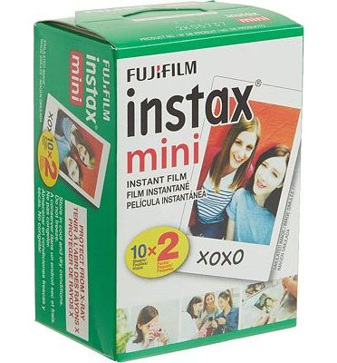 Purchase Fujifilm INSTAX Mini Instant Film Twin Pack (White) at Amazon.com