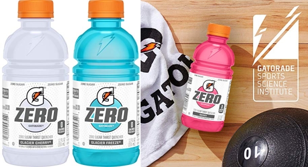 Purchase Gatorade Zero Sugar Thirst Quencher, 4 Flavor Variety Pack, 12 Fl Oz, Pack of 24 on Amazon.com