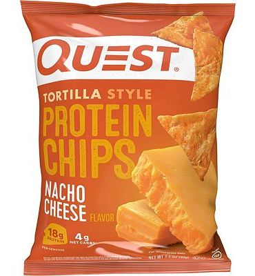 Purchase Quest Nutrition Tortilla Style Protein Chips, Low Carb, Pack of 12 Nacho Cheese 13.2 Ounce at Amazon.com