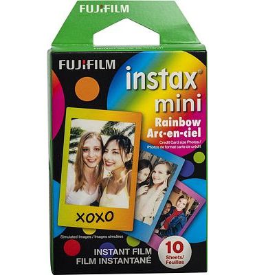 Purchase Fujifilm Instax Mini Rainbow Film - 10 Exposures at Amazon.com