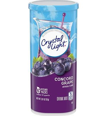 Purchase Crystal Light Concord Grape Drink Mix (6 Pitcher Packets) at Amazon.com