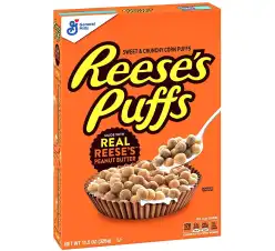 Reese's Puffs Cereal Chocolate Peanut Butter, with Whole Grain, 11.5 oz