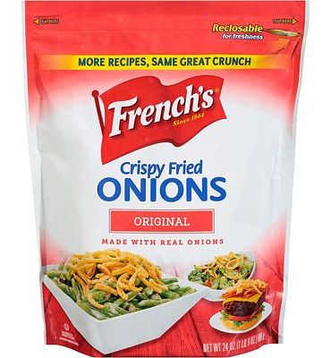 Purchase French's Crispy Fried Onions, 24 oz at Amazon.com