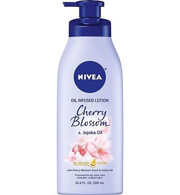Purchase NIVEA Oil Infused Body Lotion Cherry Blossom and Jojoba Oil, 16.9 Fluid Ounce at Amazon.com