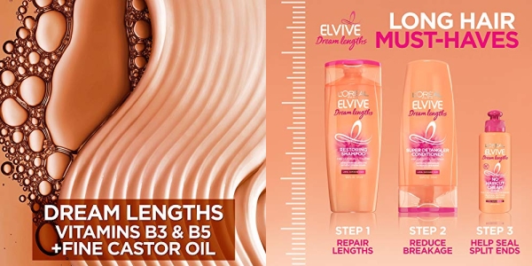Purchase L'Oreal Paris Elvive Dream Lengths Restoring Shampoo on Amazon.com