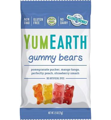 Purchase YumEarth Gluten Free Gummy Bears, Assorted Flavors, 2.5 Oz Bag - Allergy Friendly, Non GMO at Amazon.com