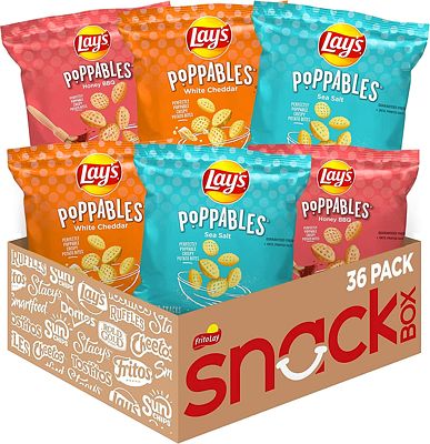 Purchase Lay's Single Serve Variety Pack Pack, Lay's Poppables, 36 Count at Amazon.com
