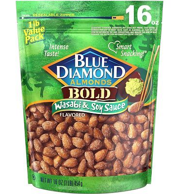 Purchase Blue Diamond Almonds, Bold Wasabi & Soy Sauce, 16 Ounce at Amazon.com