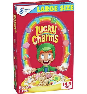 Purchase Lucky Charms Marshmallow Cereal with Unicorns, Gluten Free, 14.9 oz at Amazon.com