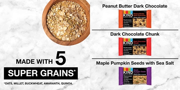 Purchase KIND Healthy Grains Granola Bars, Variety Pack 1.2 oz, 15 Count on Amazon.com