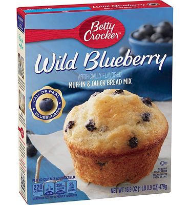 Purchase Betty Crocker Wild Blueberry Muffin and Quick Bread Mix, 16.9 oz at Amazon.com