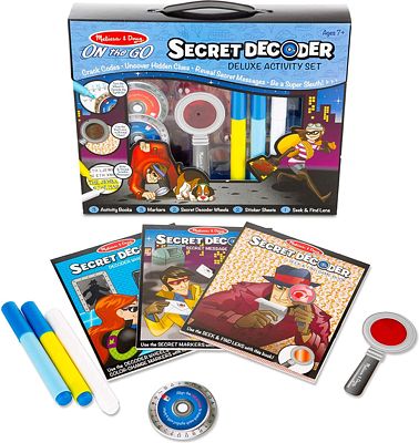 Purchase Melissa & Doug On the Go Secret Decoder Deluxe Activity Set and Super Sleuth Toy at Amazon.com